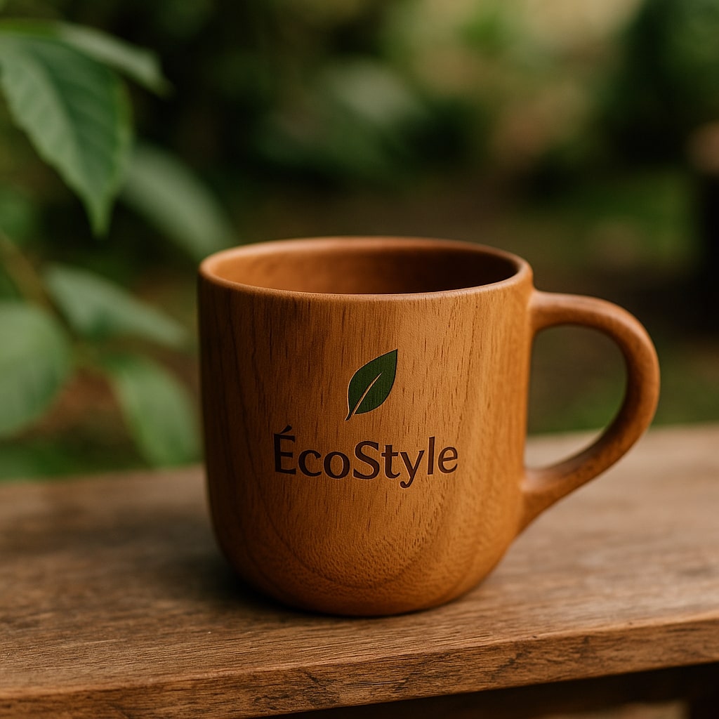 Tasse en bois artisanale