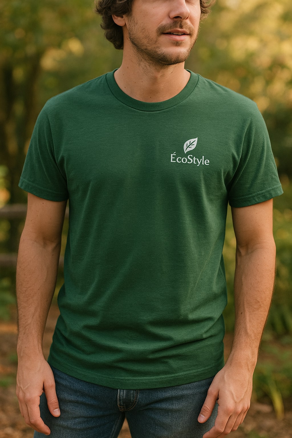 T-shirt vert écologique